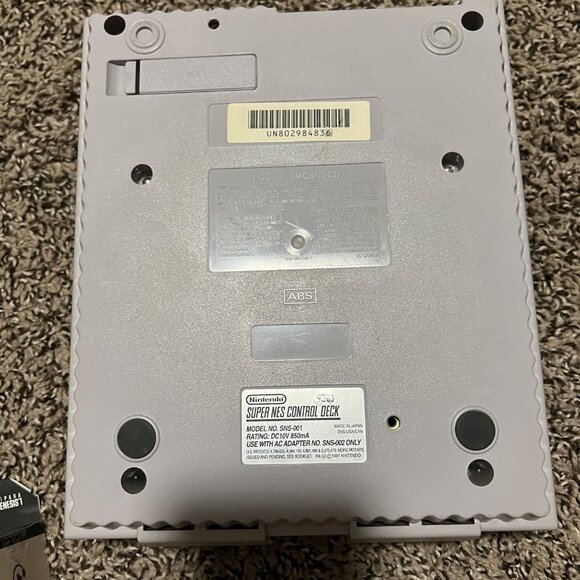 ZELDA 3 MISPRINT SNES- Super Nintendo Console Set With Original box - Picture 4 of 16